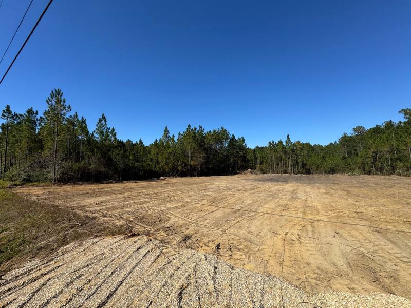 Large cleared tract