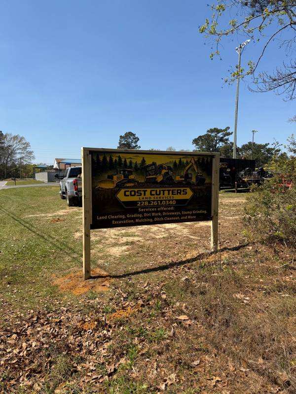 Cost Cutters roadside sign